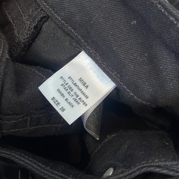 NWT MISA Los Angeles Super Star Slit Jean - Picture 11 of 11